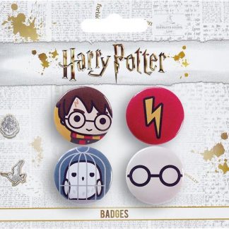 stil Exclusief timer Koop Harry Potter & Hedwig Button 4-pack online - Wizarding World.nl