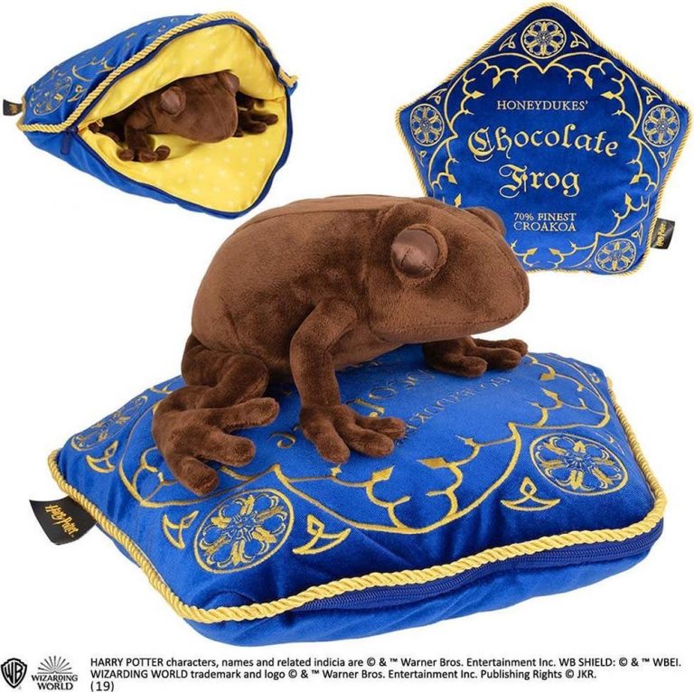 Koop Harry Potter Chocolade kikker knuffel en kussen online - Wizarding